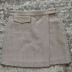 Theory - houndstooth mini skirt - Size 0